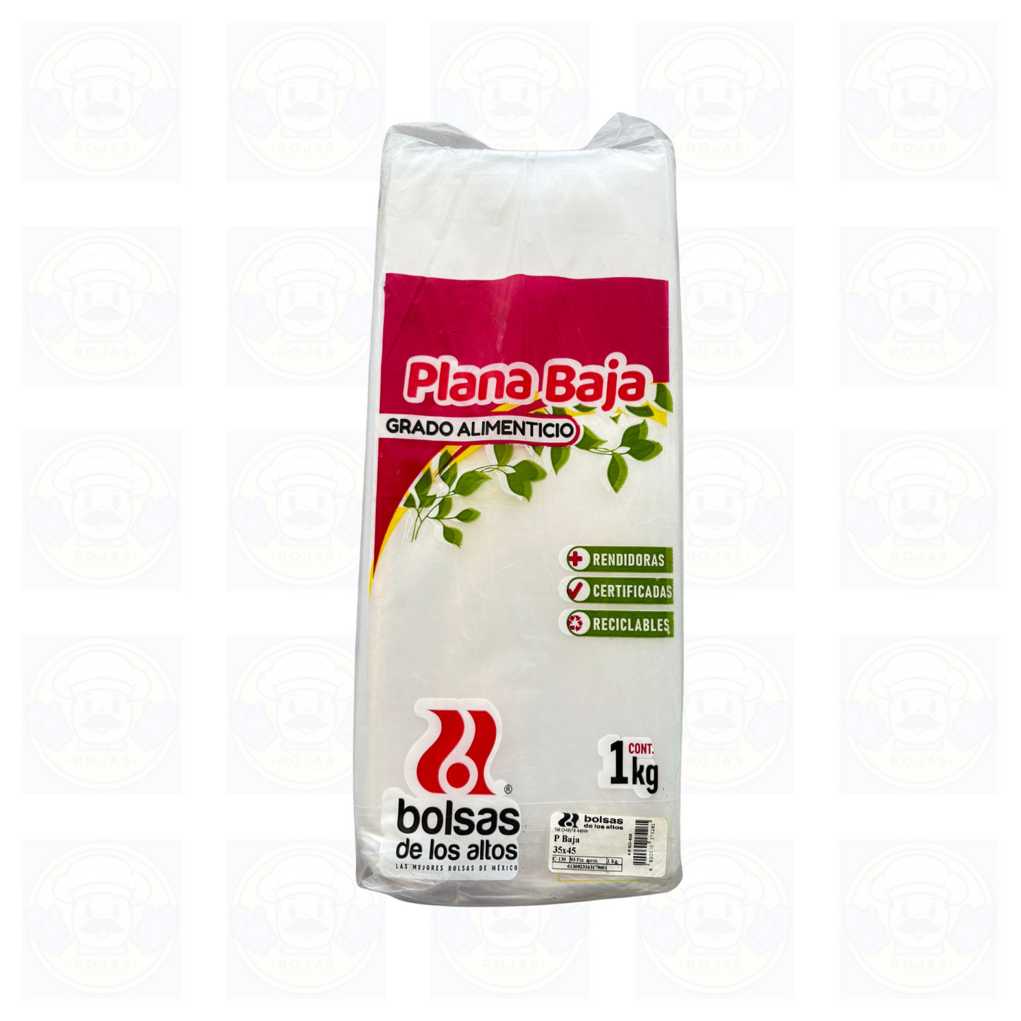 Bolsa Plana Baja Bolsas de los altos 80 x 120 cm 1 kg