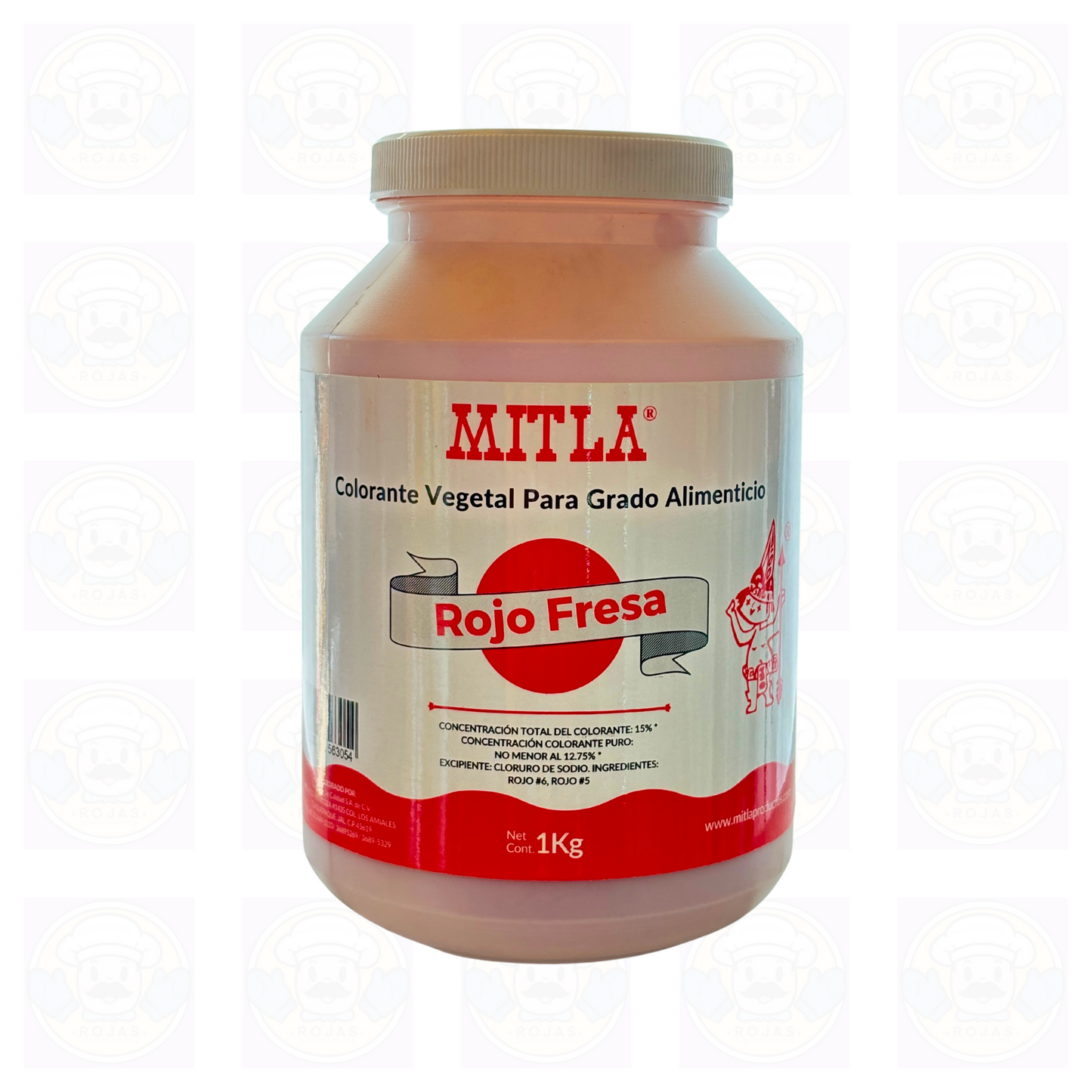 Colorante Vegetal Rojo Fresa Mitla 1kg