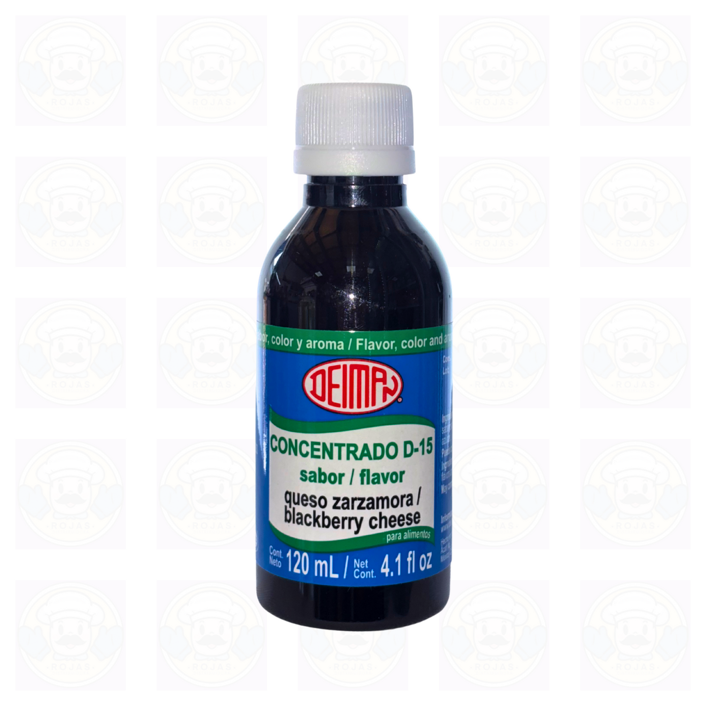 Concentrado D-15 sabor Queso Zarzamora Deiman 120ml