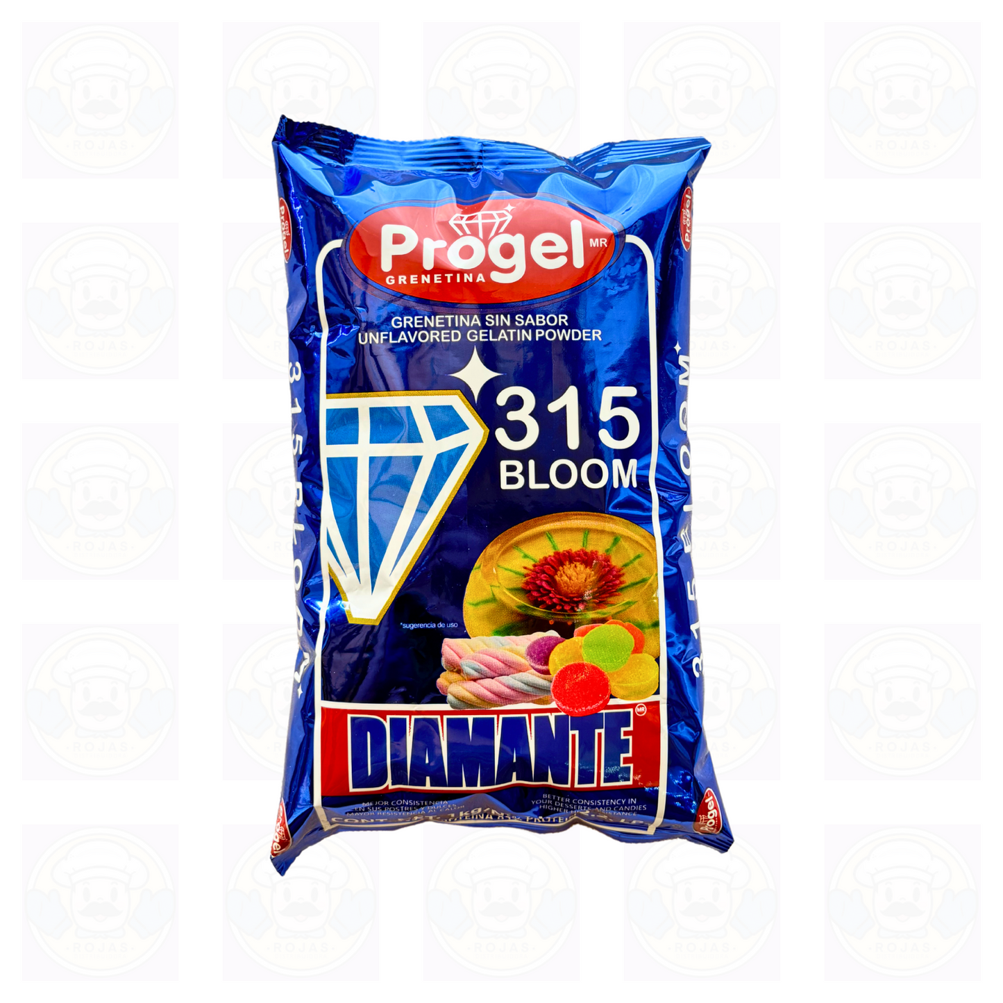 Grenetina Sin Sabor Diamante Progel 1 kg