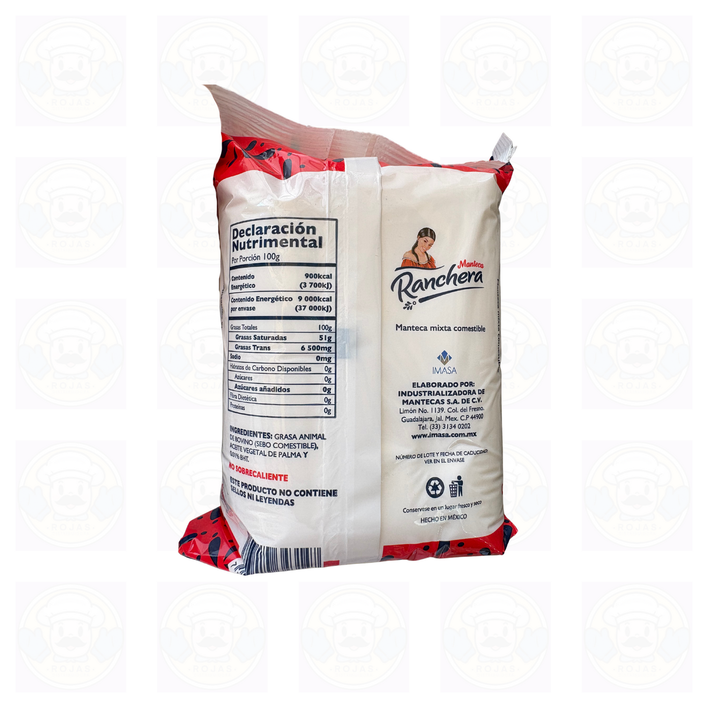 Manteca mixta comestible Ranchera 1Kg